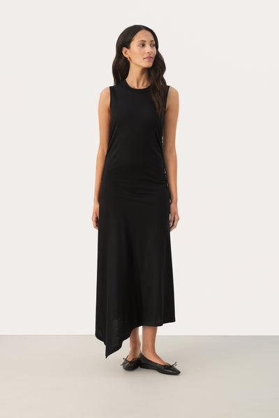 Part Two Jeannie Jersey Dress, Black