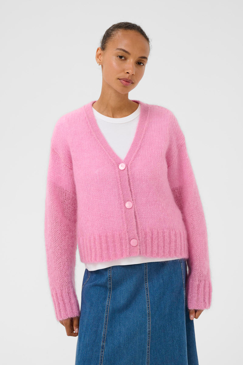 Part Two Zendaya Cardigan, Orchid Smoke – Flax In Bloom