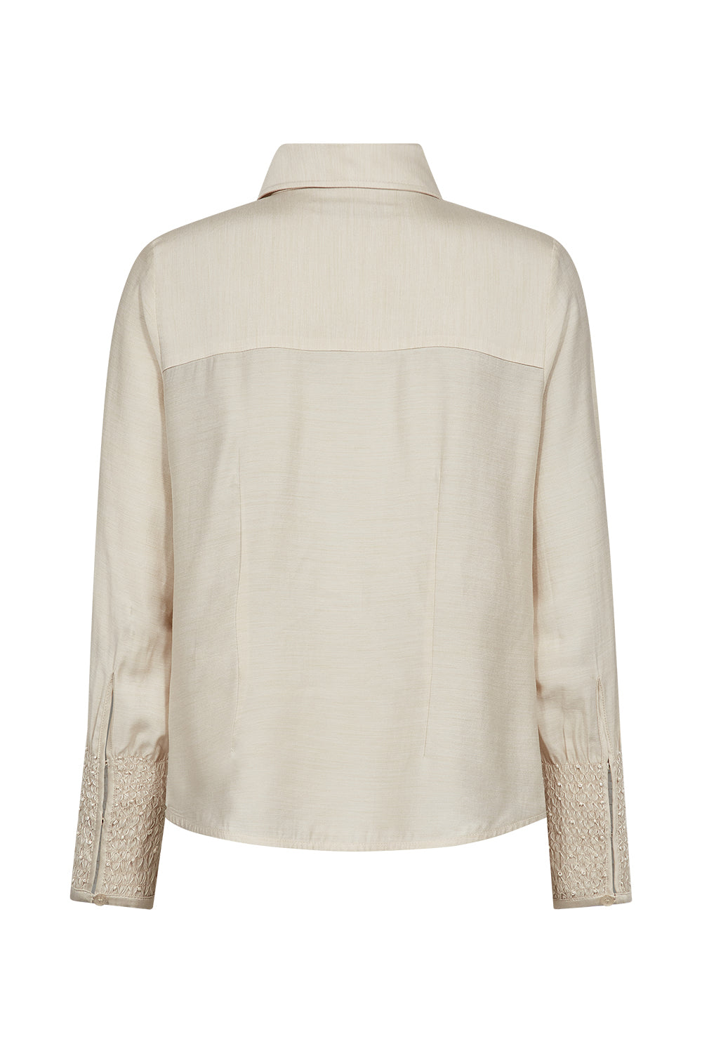 Pieszak Viola Beaded Shirt, Oyster White