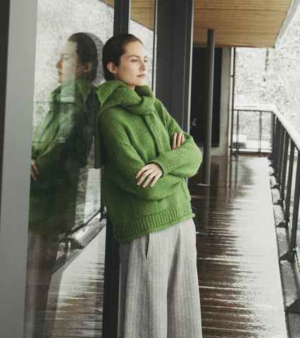 Humility Colum Pullover, Grass Green