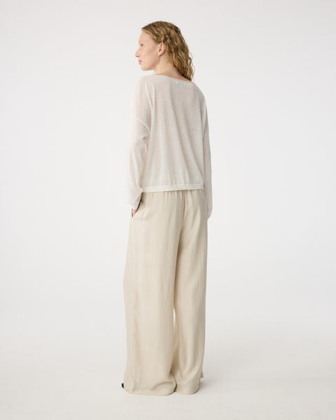 Knit-Ted Gill Linen Blend Knit, White