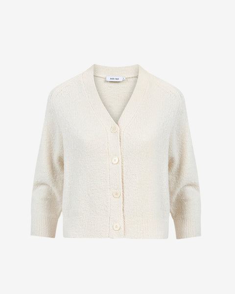 Knit-Ted Veronica Cotton Cardigan, Ivory