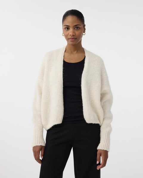 Knit-Ted Becky Cardie, Off White