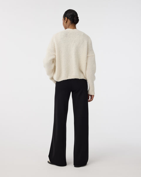 Knit-Ted Becky Cardie, Off White