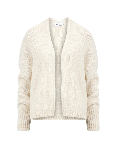 Knit-Ted Becky Cardie, Off White