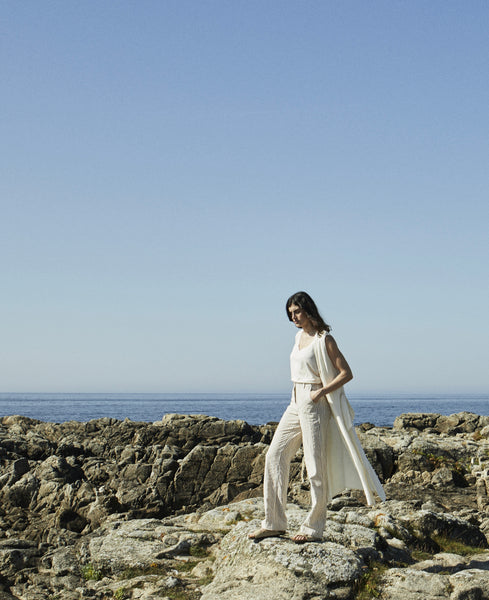 YY Humility Burkin Trouser - Flax In Bloom