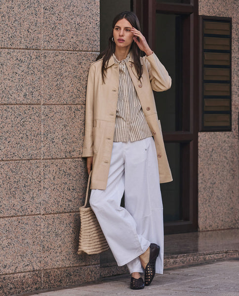 Yerse Tilda Barrel Jeans, White