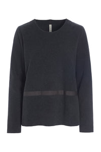 Henriette Steffensen Sweatshirt Fleece, Soft Black