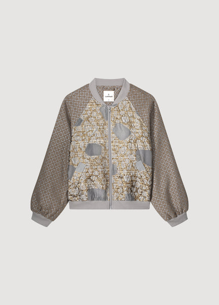 SUMMUM Jacquard Bomber, Khaki