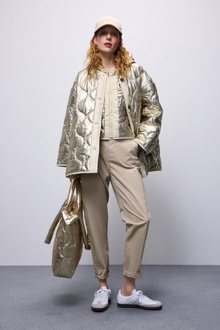 Summum Quilted Metallic jacket