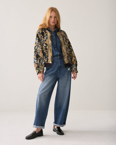 SUMMUM Jacquard Bomber, Multicolour