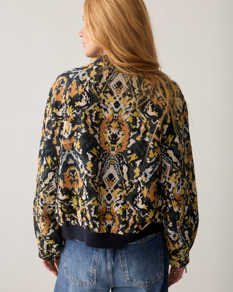 SUMMUM Jacquard Bomber, Multicolour