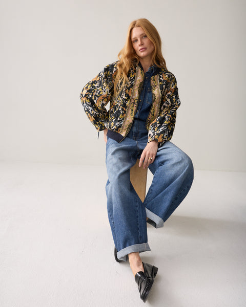 SUMMUM Jacquard Bomber, Multicolour