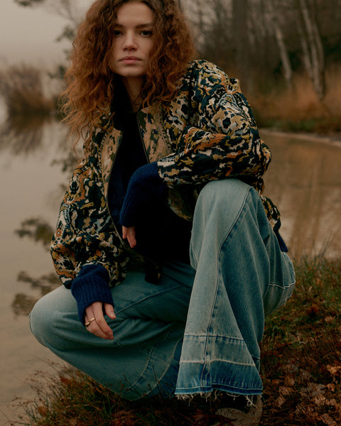 SUMMUM Jacquard Bomber, Multicolour