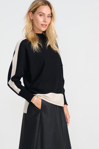 Costa Mani Rue Knitwear, Black/Sand