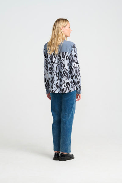 Costa Mani Parton Shirt, Blue Mix