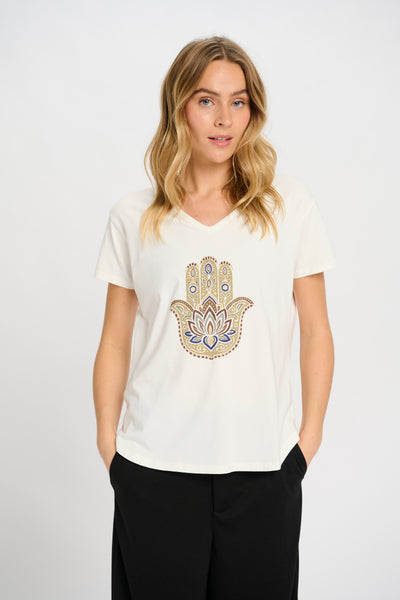 Costa Mani Hamsa T-shirt, White