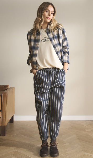 Costa Mani Check Shirt, Blue
