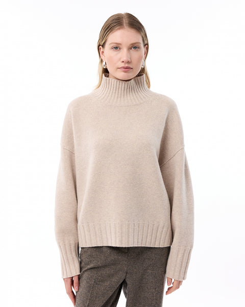 Knit-Ted Nila Merino Wool Knit, Sand