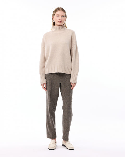 Knit-Ted Nila Merino Wool Knit, Sand