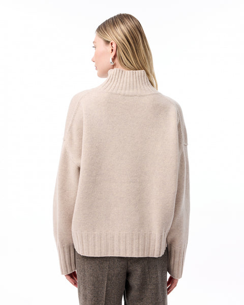 Knit-Ted Nila Merino Wool Knit, Sand