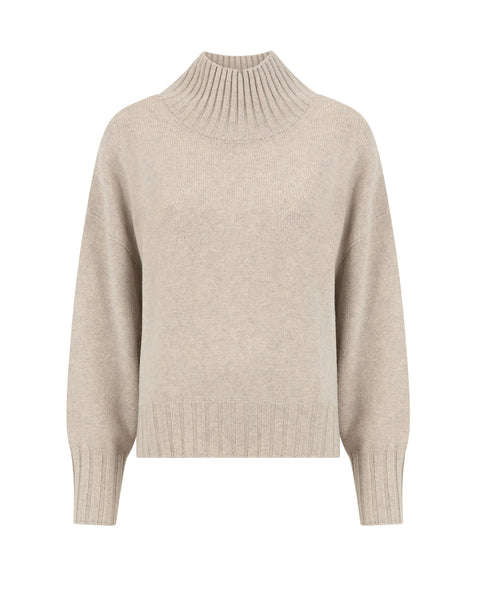 Knit-Ted Nila Merino Wool Knit, Sand