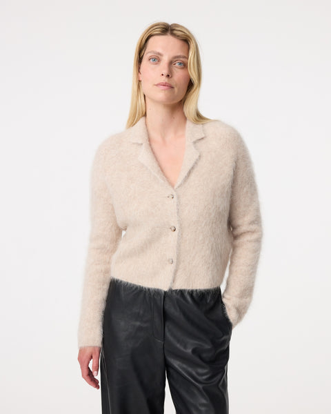 Knit-ted Niki Cardigan, Warm Cream/Beige