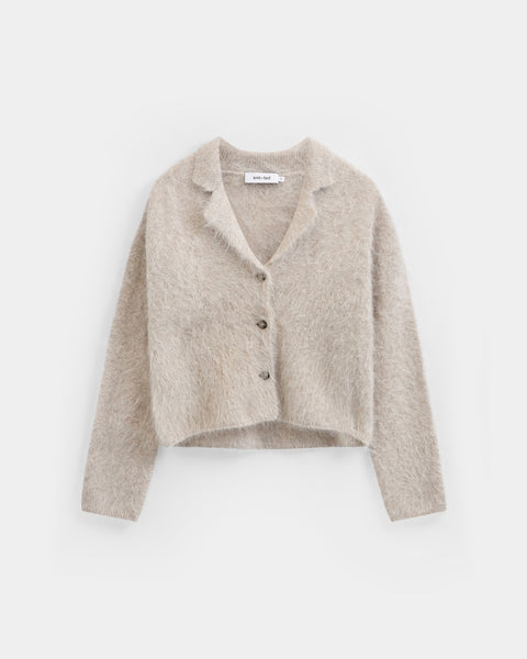 Knit-ted Niki Cardigan, Warm Cream/Beige
