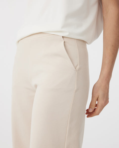 Knit-Ted Flora Trouser, Cream