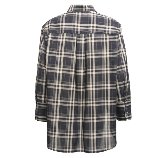 Costa Mani Marete Shirt, Blue Check