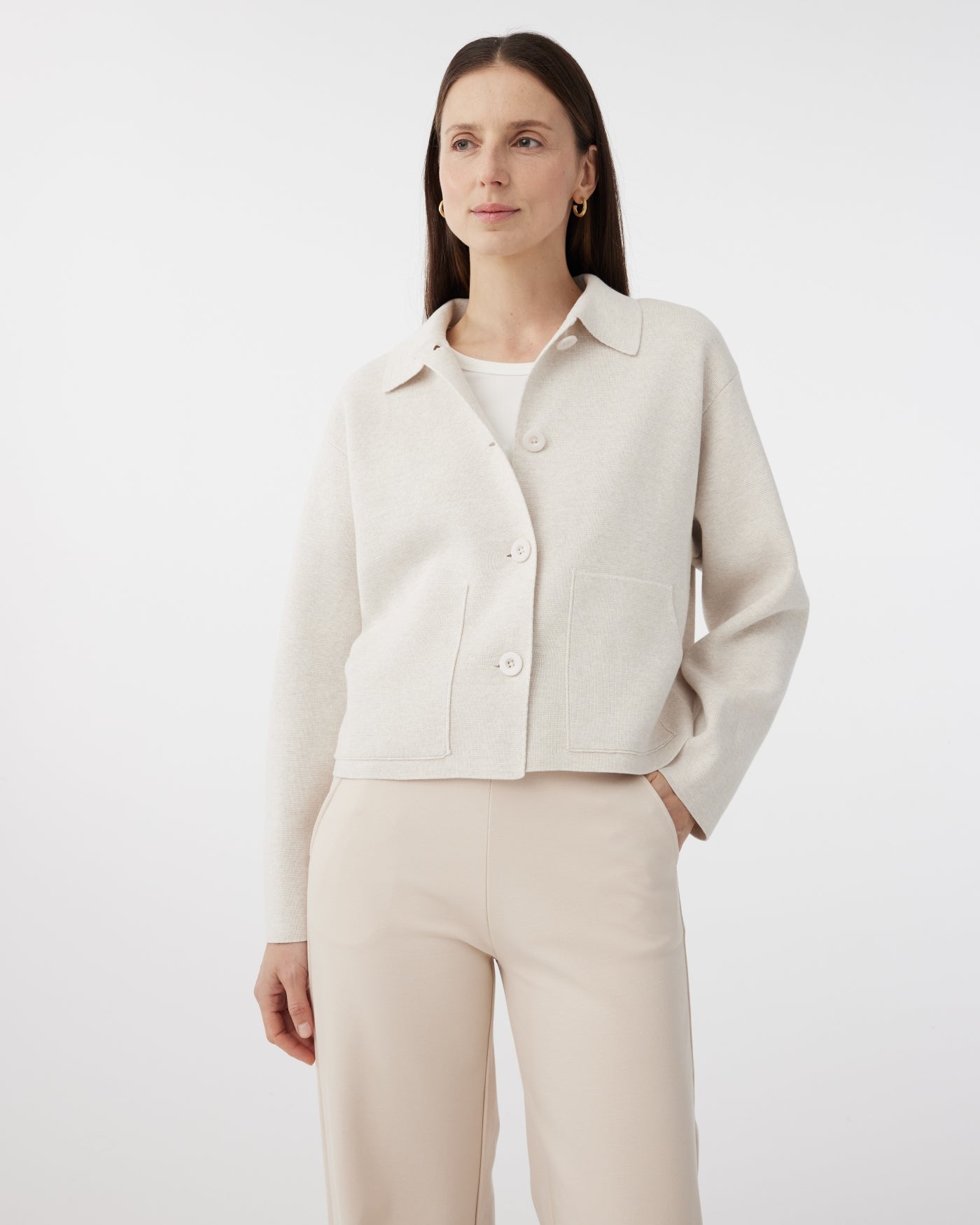 Knit-Ted Joy Cardigan, Greige