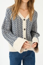 Pieszak Talia Cardigan, Midnight Navy