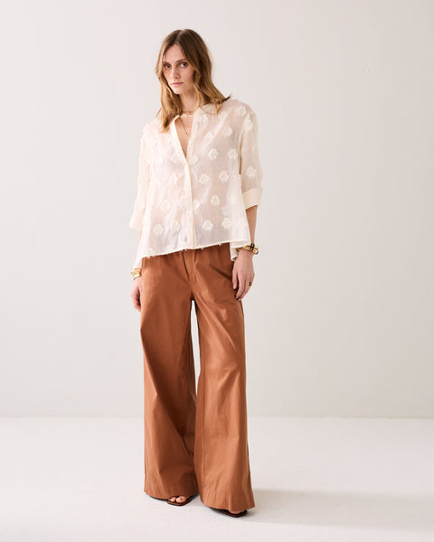 SUMMUM 3D Blouse, Ivory