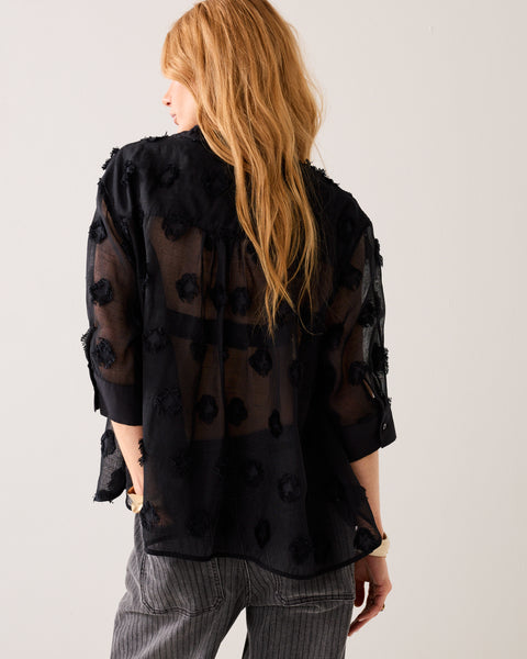 SUMMUM 3D Blouse, Black