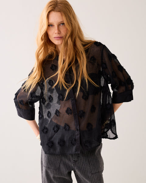 SUMMUM 3D Blouse, Ivory