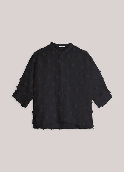 SUMMUM 3D Blouse, Black