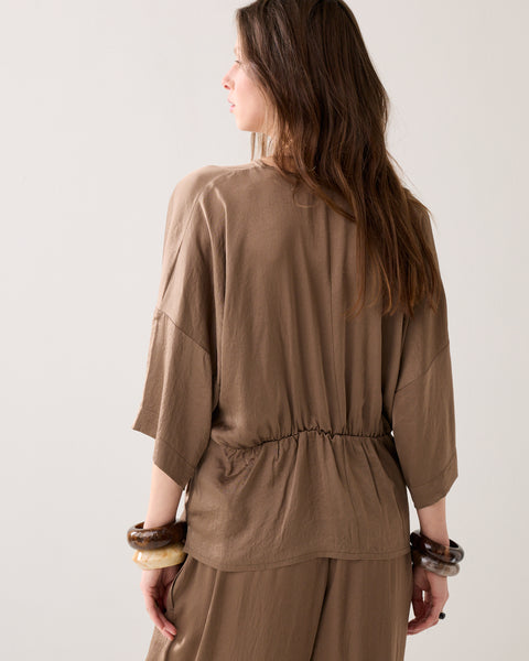 Summum Silky Touch Top, Dark Clay