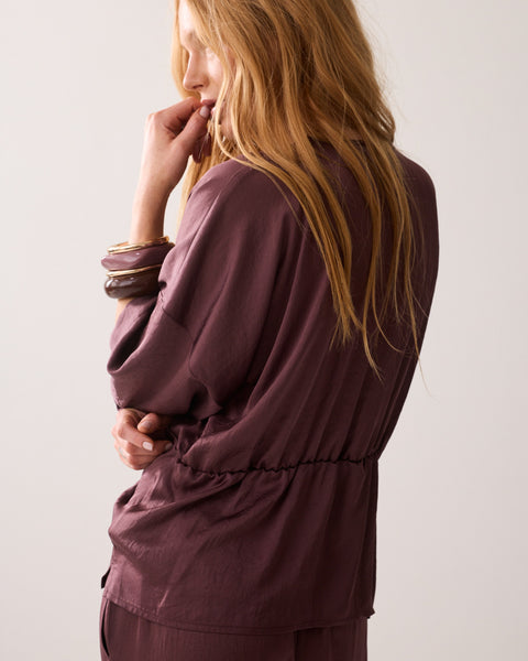 Summum Silky Touch Top, Deep Fig