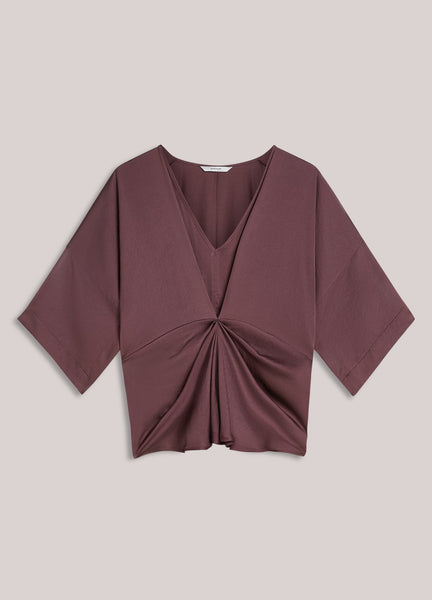 Summum Silky Touch Top, Deep Fig