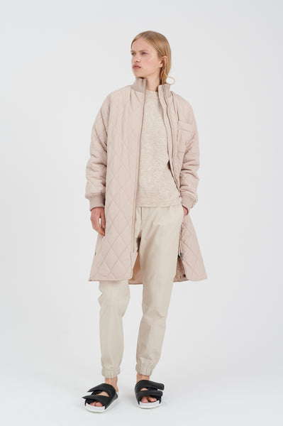 In Wear Ektra Quilted Coat, Sandstone