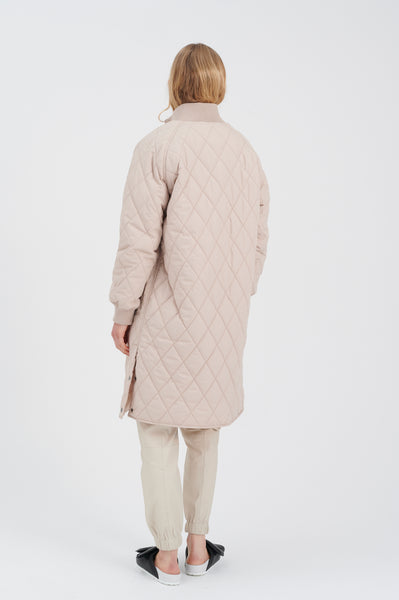 In Wear Ektra Quilted Coat, Sandstone