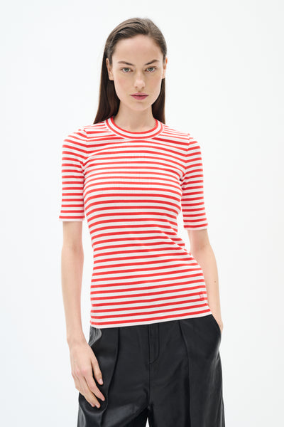 In Wear Dagna T-Shirt, Red Stripe