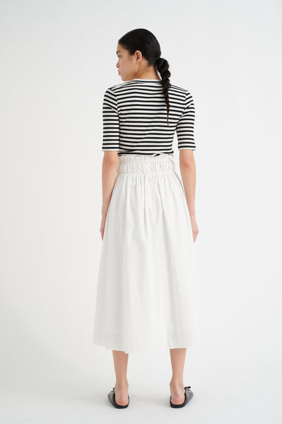 In Wear Dagna  T-Shirt, Short Sleeved Black and white Striped