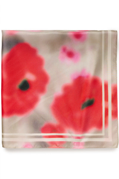 In Wear Rafiq Scarf, Large Red Poppies