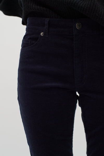 In Wear Rylie Pin Corduroy Jeans, Marine Blue