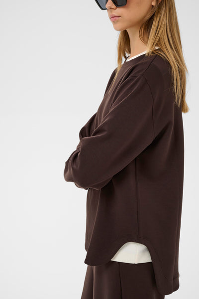 In Wear Gincent Sweatshirt, Chocolate Brown