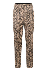 In Wear Zilky Structured Suit Trouser, Snake Print