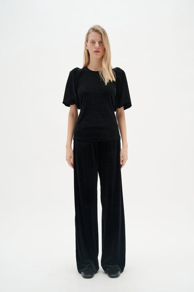 In Wear Zinni Wide Trouser, Black