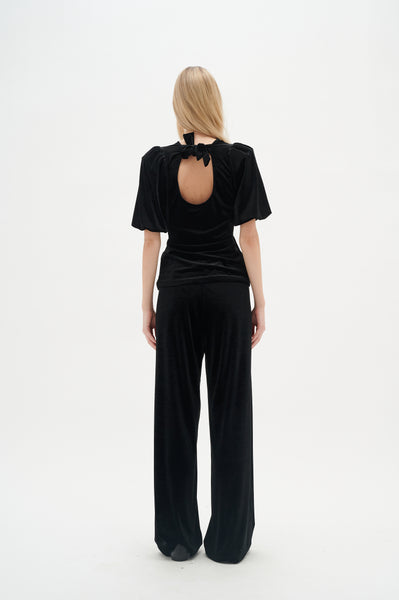 In Wear Zinni Wide Trouser, Black