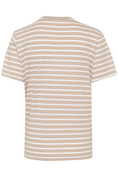 In Wear Grith T-shirt, Clay and White Stripe